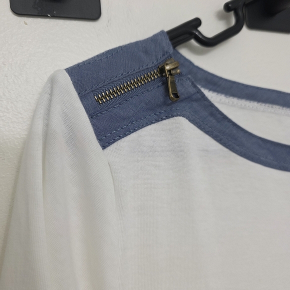 Ralph Lauren Blue and White Supper Soft Cotton Short Sleeve T-Shirt Size L - Picture 10 of 11